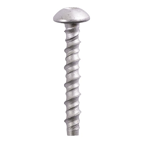 Multi-Fix Masonry Concrete Bolts  - Pan Head - Exterior (Silver Organic) 10mm Ø Hole