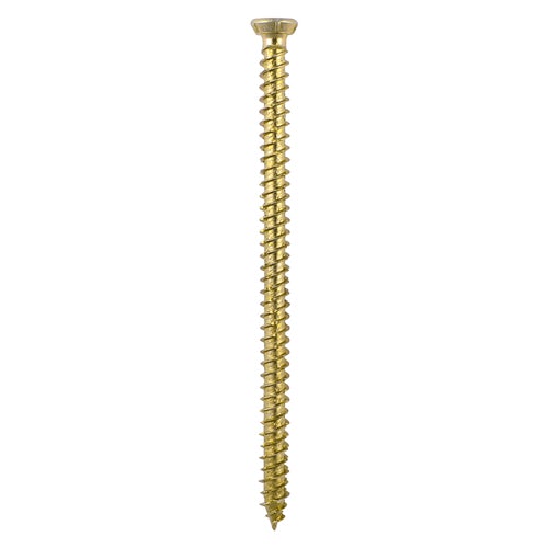 Timco Concrete Screws - TX - Flat Countersunk - Yellow