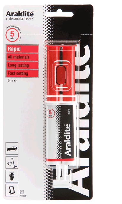 Araldite Rapid Epoxy Syringe 24ml