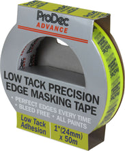 Load image into Gallery viewer, ProDec Advance Low Tack Precision Edge Masking Tape - Various Sizes
