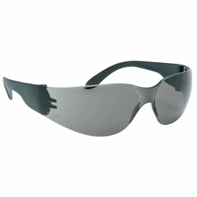 Blackrock Safety Spectacle With Anti-Scratch Lens - EN166 - Smoke