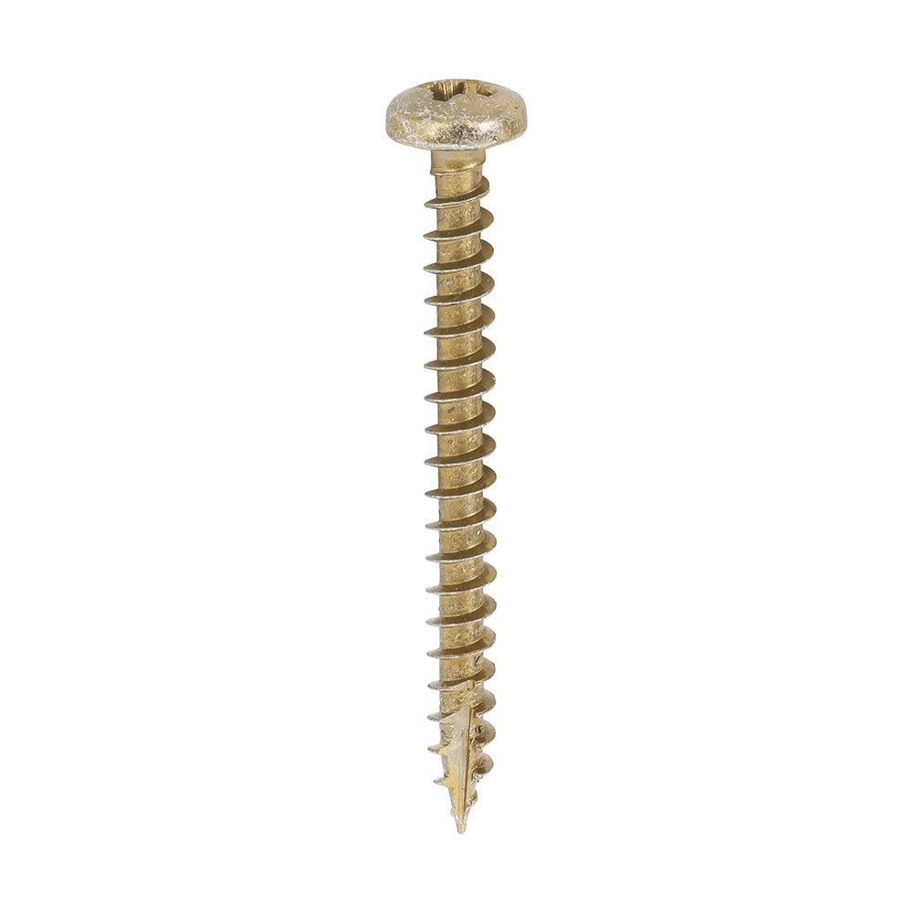 Multi-Purpose Woodscrews -Yellow- Pan Head