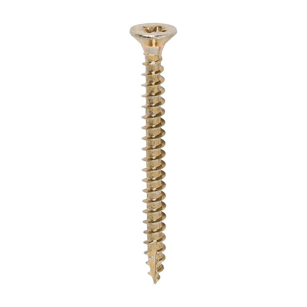 Timco Classic Multi-Purpose Screws - PZ - Double Countersunk - Yellow