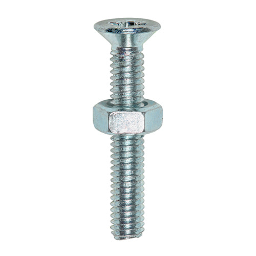 Machine Screw & Hex Nut - Countersunk