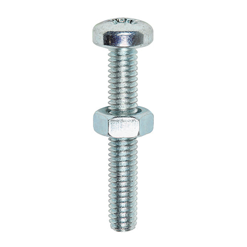 Machine Screw & Hex Nut - Pan Head