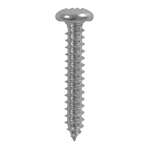 Self Tapping Pan Head Pozi Screw - (A2 Stainless DIN 7981)