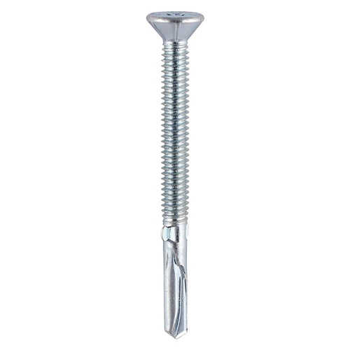 Zinc Countersunk Self Drilling Heavy Wing Tip Screw