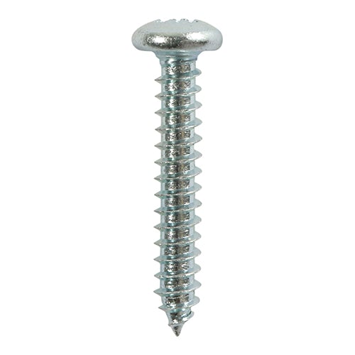 Self-Tapping Screw - PZ - Pan Head - Zinc