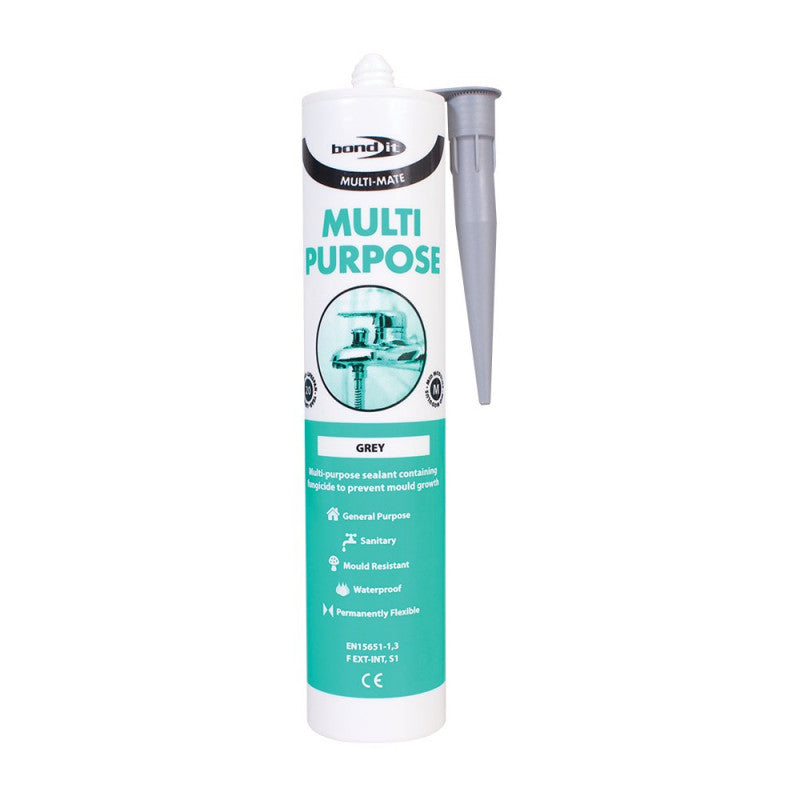 Bond It Multi-Mate Multi-Purpose Silicone - Grey